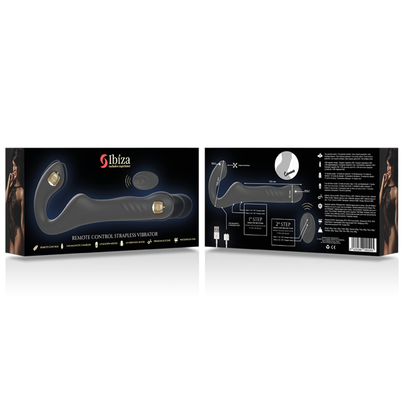 IBIZA - DRAADLOZE STRAPLESS VIBRATOR UP & DOWN
