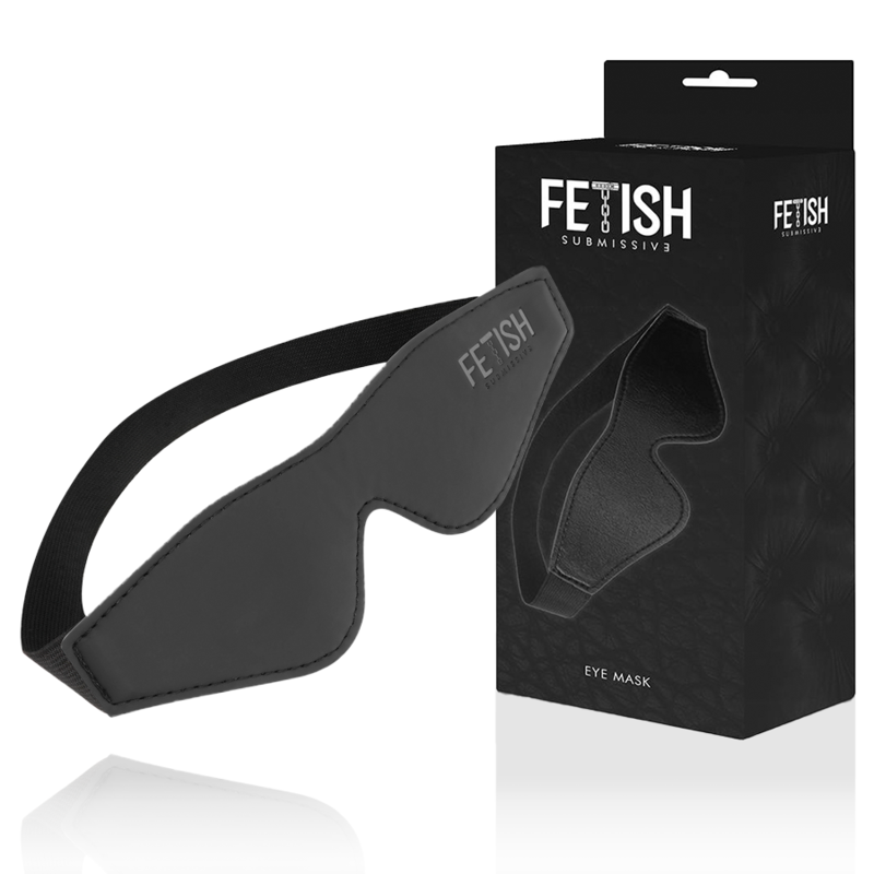 FETISH SUBMISSIVE - VEGAAN LEREN MASKER MET NEOPREEN VOERING