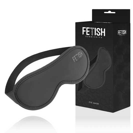 FETISH SUBMISSIVE - VEGAN LEREN MASKER II MET NEOPREEN VOERING