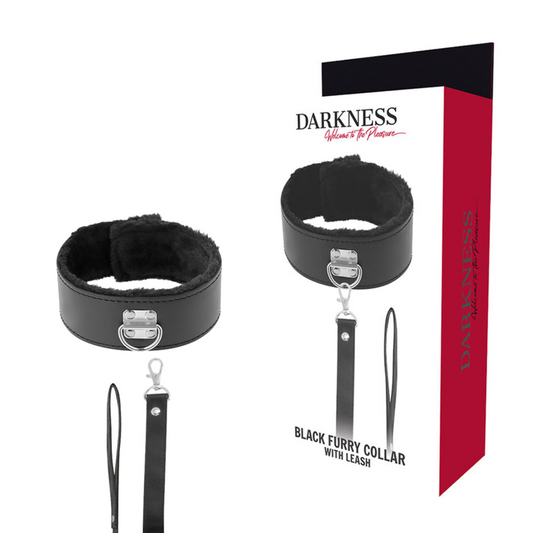 DARKNESS - GEVOERDE KETTING MET TITANIUM KETTING