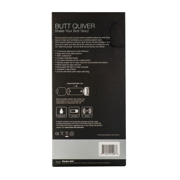 ROCKS-OFF - BILTRILLER P-PUNT STIMULATOR 7 SNELHEDEN ZWART