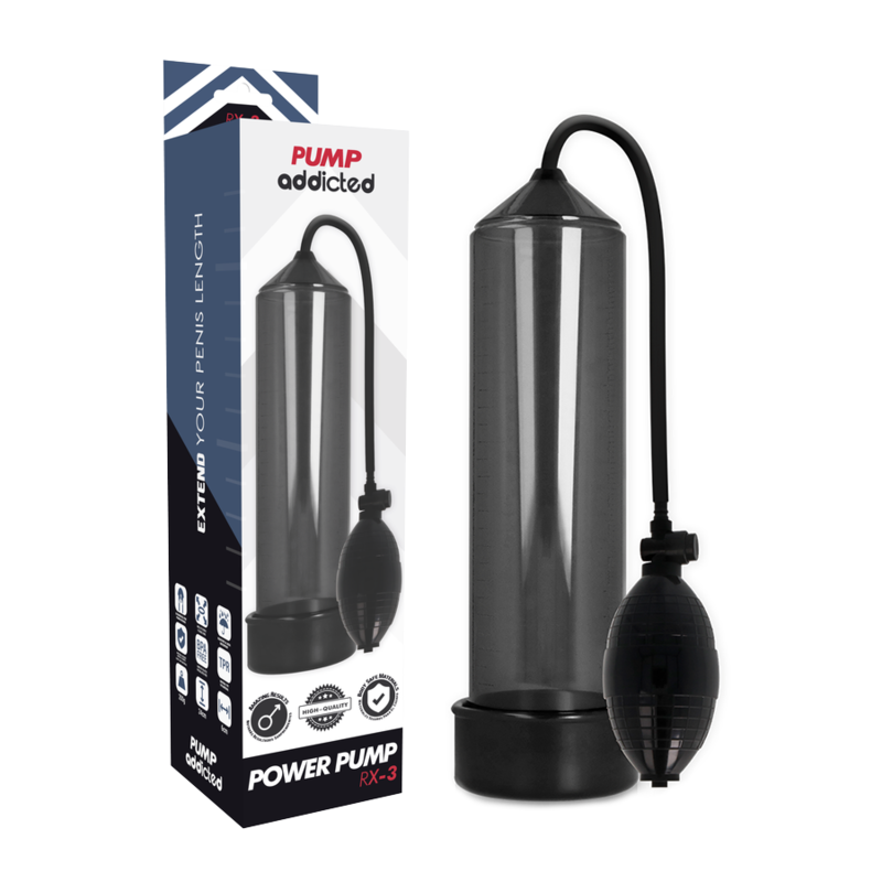 PUMP ADDICTED - RX3 BOMBA ERECTIE ZWART
