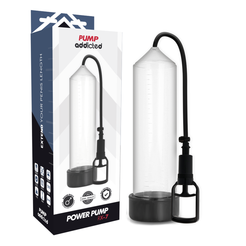 PUMP ADDICTED - STERKE ERECTIE RX7 TRANSPARANT
