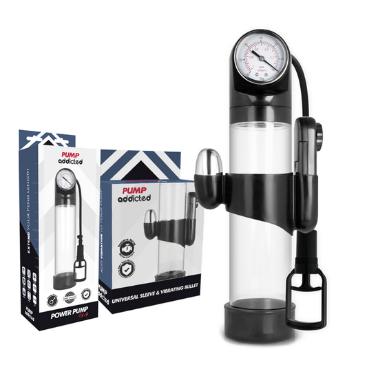 PUMP ADDICTED - RX9 TRANSPARANTE VIBRATOR