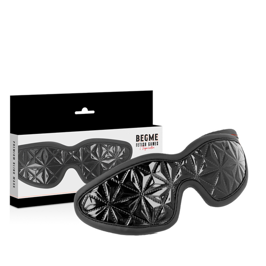 BEGME - ZWARTE EDITIE PREMIUM BLINDDOEK MET NEOPREEN VOERING