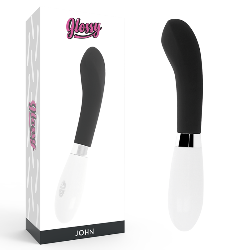 GLOSSY - JOHN VIBRATOR ZWART