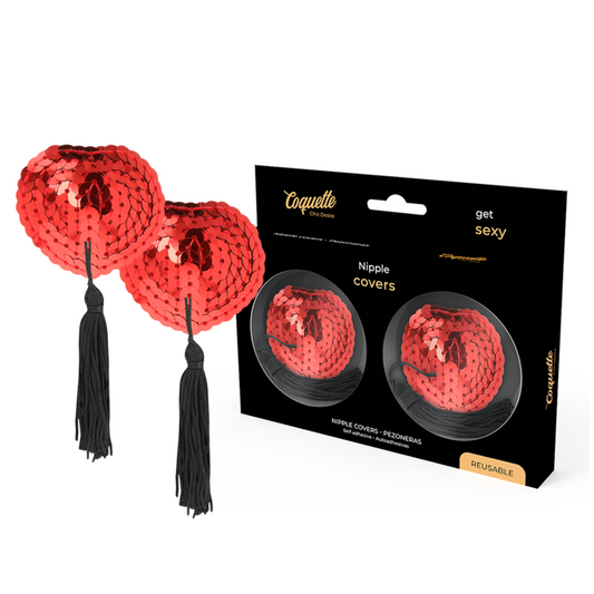 COQUETTE CHIC DESIRE - NIPPLE COVERS ROOD