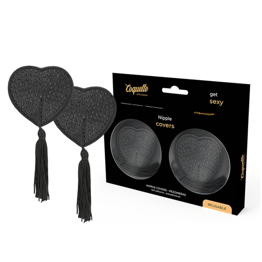 COQUETTE CHIC DESIRE - NIPPLE COVERS ZWART