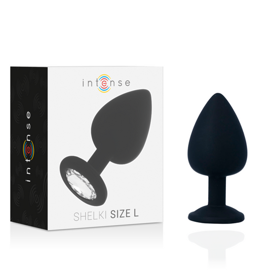 INTENS - SHELKI L BUTTPLUG ZWART
