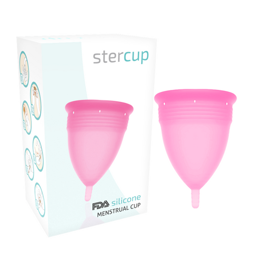 STERCUP - FDA SILICONEN MENSTRUATIECUP ROZE - MAAT S