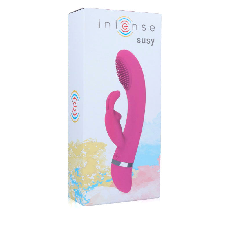 INTENSE - SUSY TRILLENDE VIBRATOR SILICONEN KONIJN ROZE