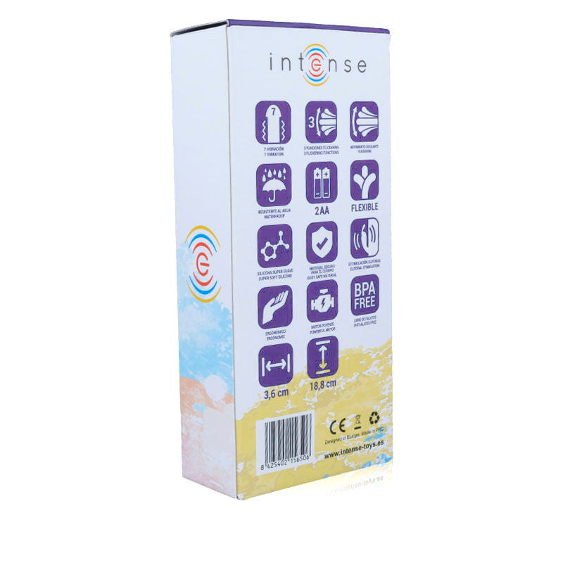 INTENSE - SUSY SILICONE KONIJN LILA OSCILLERENDE VIBRATOR