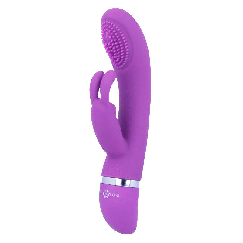 INTENSE - SUSY SILICONE KONIJN LILA OSCILLERENDE VIBRATOR