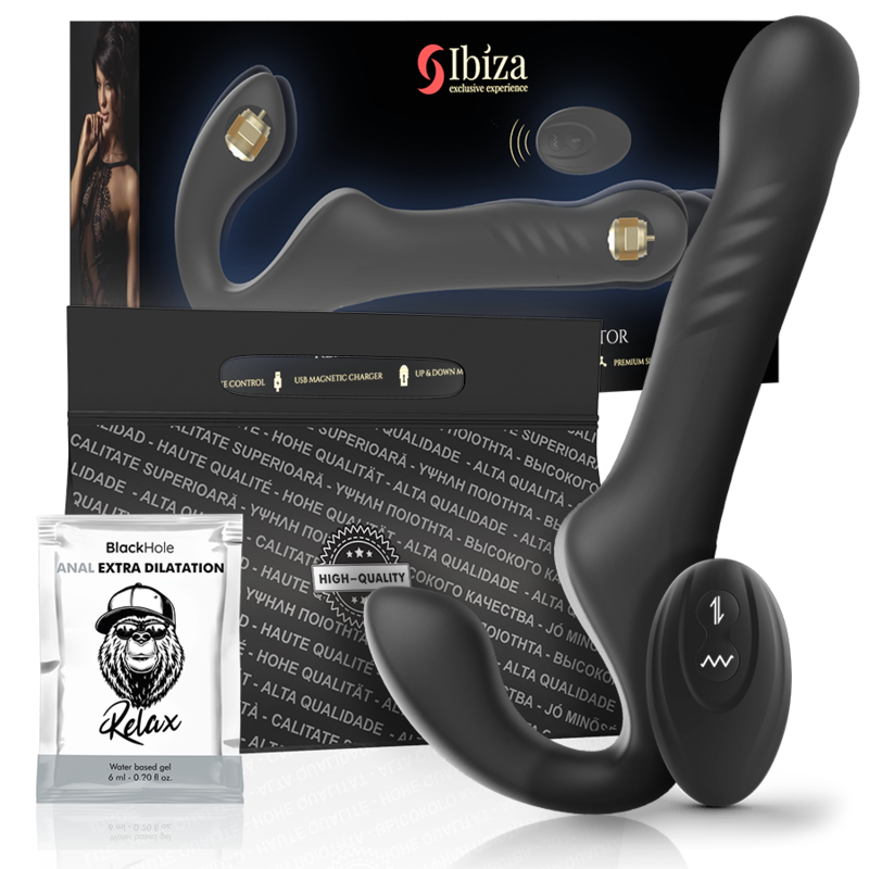 IBIZA - DRAADLOZE STRAPLESS VIBRATOR UP & DOWN