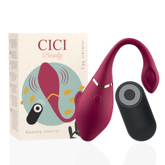 CICI BEAUTY - PREMIUM SILICONEN EI VIBRATOR AFSTANDSBEDIENING