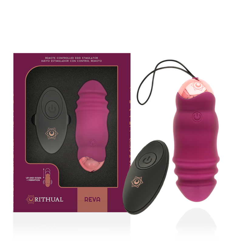 RITHUAL - REVA EGG AFSTANDSBEDIENING OMHOOG & OMLAAG SYSTEEM + TRILLING