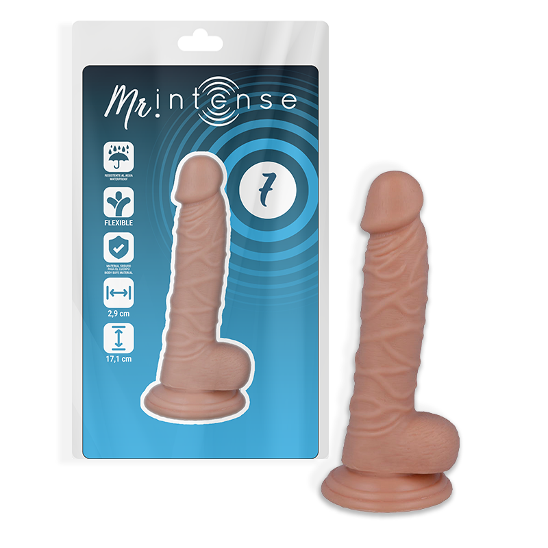MR INTENSE - 7 REALISTISCHE PIEMEL 17,1 CM -O- 2,9 CM