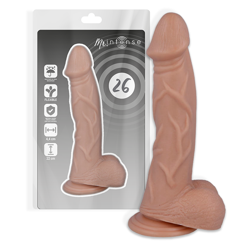 MR INTENSE - 26 REALISTISCHE PENIS 22 CM -O- 4.4 CM