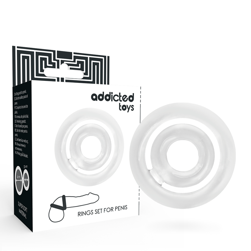 ADDICTED TOYS - POTENZ- C-RING PENIS DOORZICHTIG