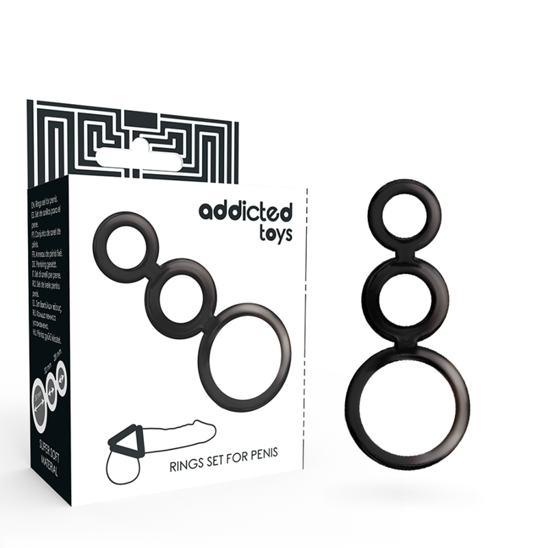 ADDICTED TOYS - PENISRINGEN SET - SMOKED