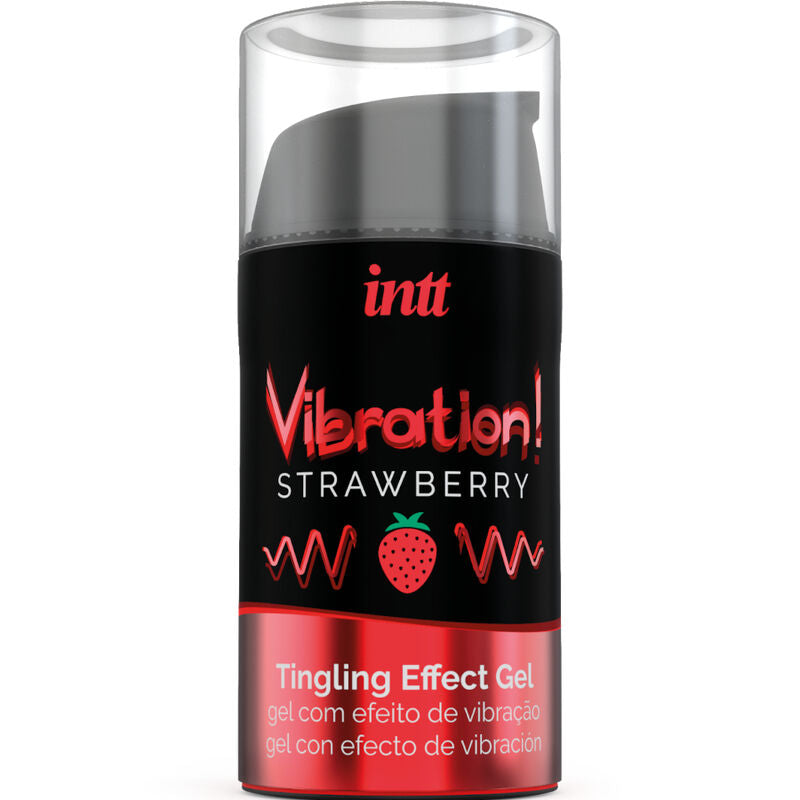 INTT - KRACHTIGE INTIEME STIMULANS VLOEIBARE TRILLENDE GEL AARDBEI 15 ML