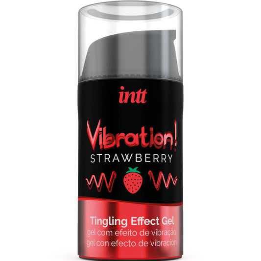 INTT - KRACHTIGE INTIEME STIMULANS VLOEIBARE TRILLENDE GEL AARDBEI 15 ML