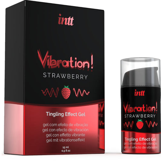 INTT - KRACHTIGE INTIEME STIMULANS VLOEIBARE TRILLENDE GEL AARDBEI 15 ML