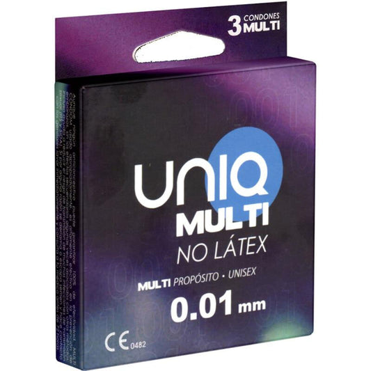 UNIQ - MEERVOUDIGE LATEXVRIJE CONDOMS 3 STUKS