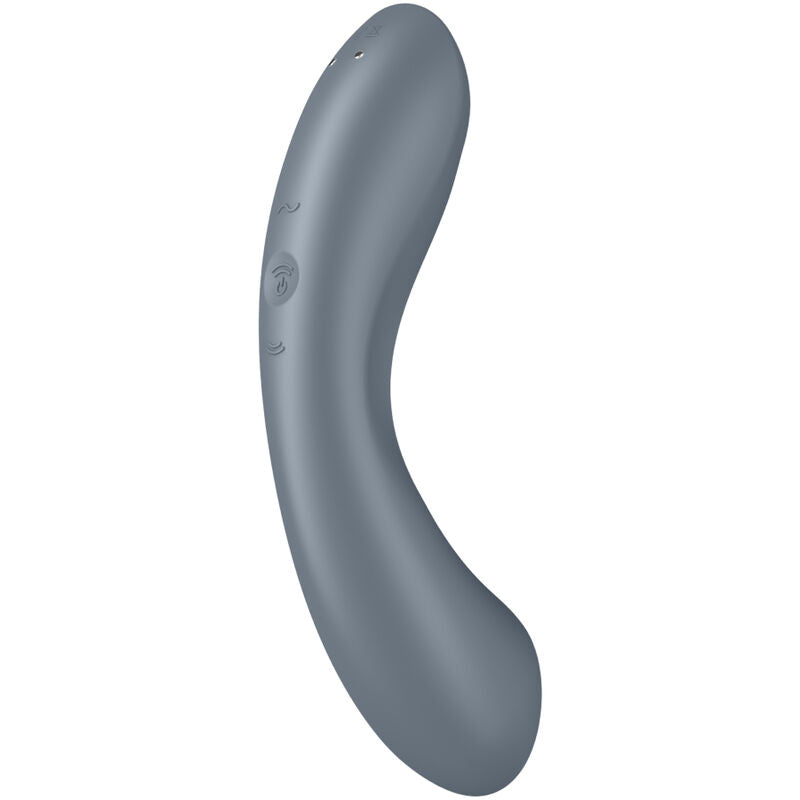 SATISFYER - CURVE TRINITY 1 LUCHTDRUKVIBRATOR GRIJS