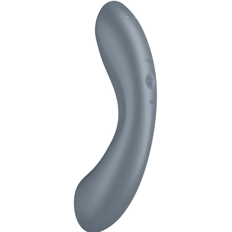 SATISFYER - CURVE TRINITY 1 LUCHTDRUKVIBRATOR GRIJS