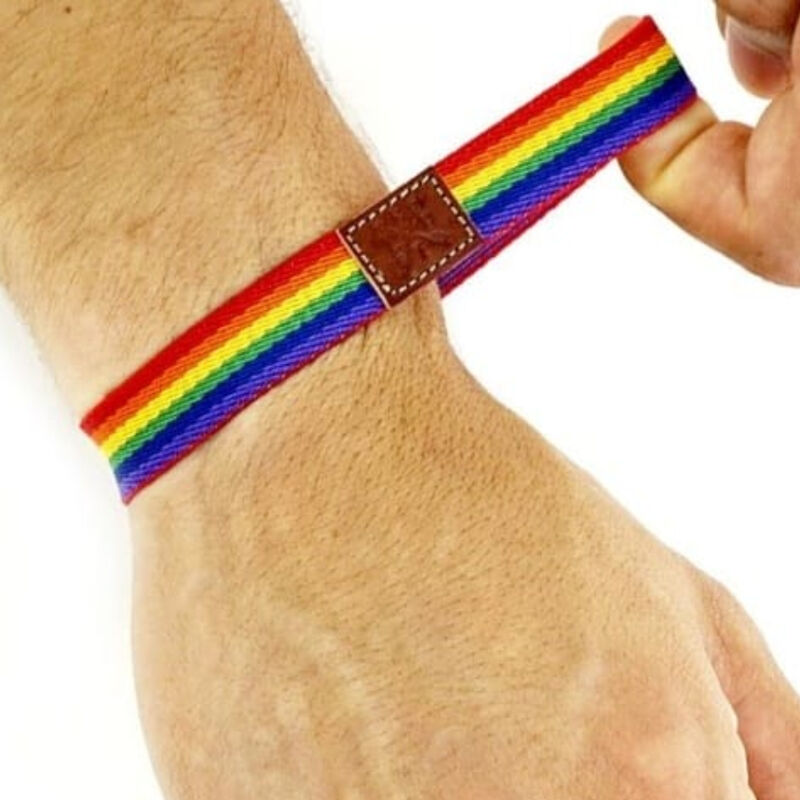 PRIDE - JONGEN RUBBER ARMBAND LUXE PRIDE