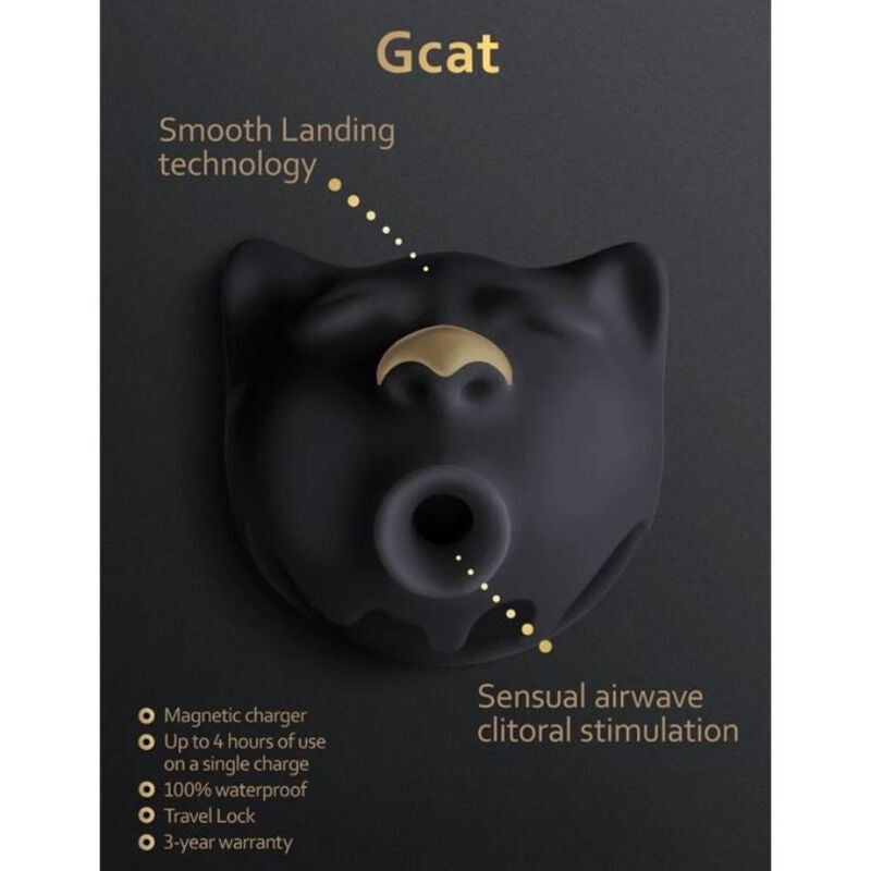 G-VIBE - GCAT MYSTIC KLITORALE ZUIGER ZWART