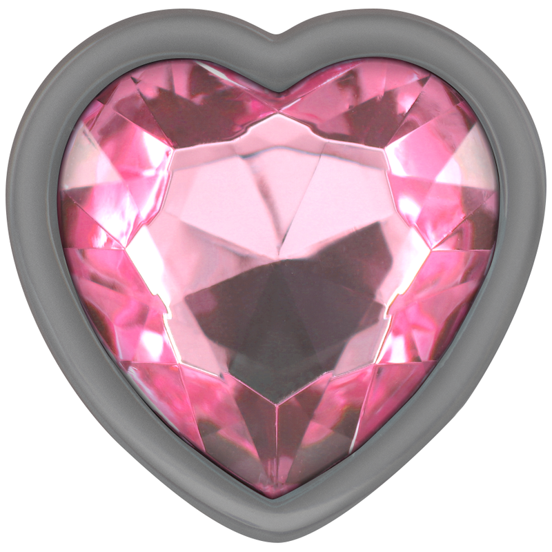 INTENSE - ALUMINIUM METALEN ANALE PLUG ROZE HART MAAT M