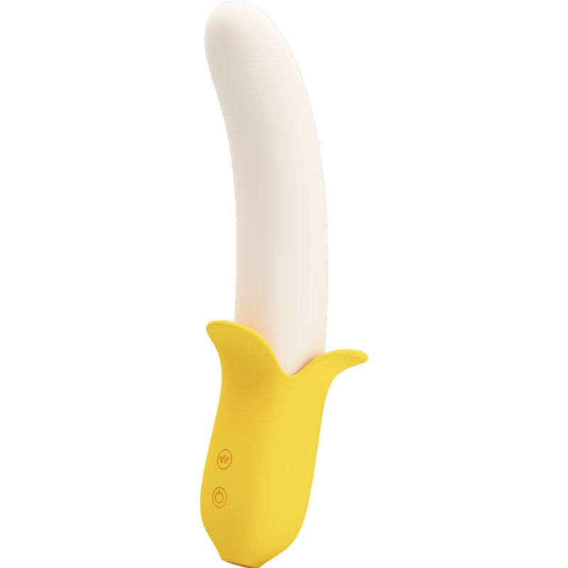 PRETTY LOVE - BANANA GEEK SUPER POWER 7 TRILLINGEN OMHOOG & OMLAAG SILICONE ZWART