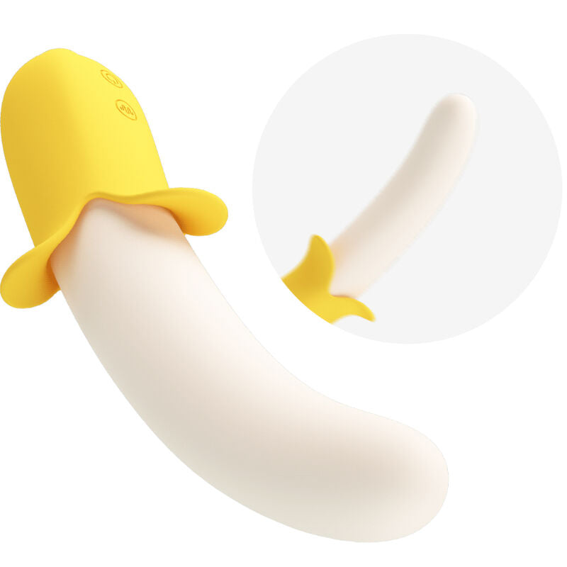 PRETTY LOVE - BANANA GEEK SUPER POWER 7 TRILLINGEN OMHOOG & OMLAAG SILICONE ZWART