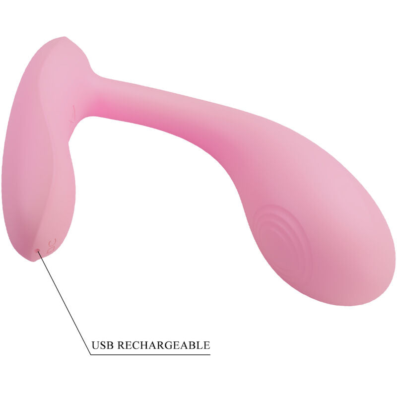 PRETTY LOVE - BAIRD G-SPOT 12 TRILLINGEN OPLAADBARE ROZE APP