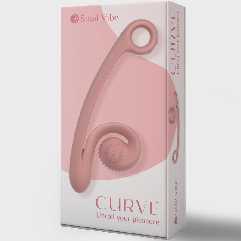 SNAIL VIBE - GEBOGEN VIBRATOR ORANJE