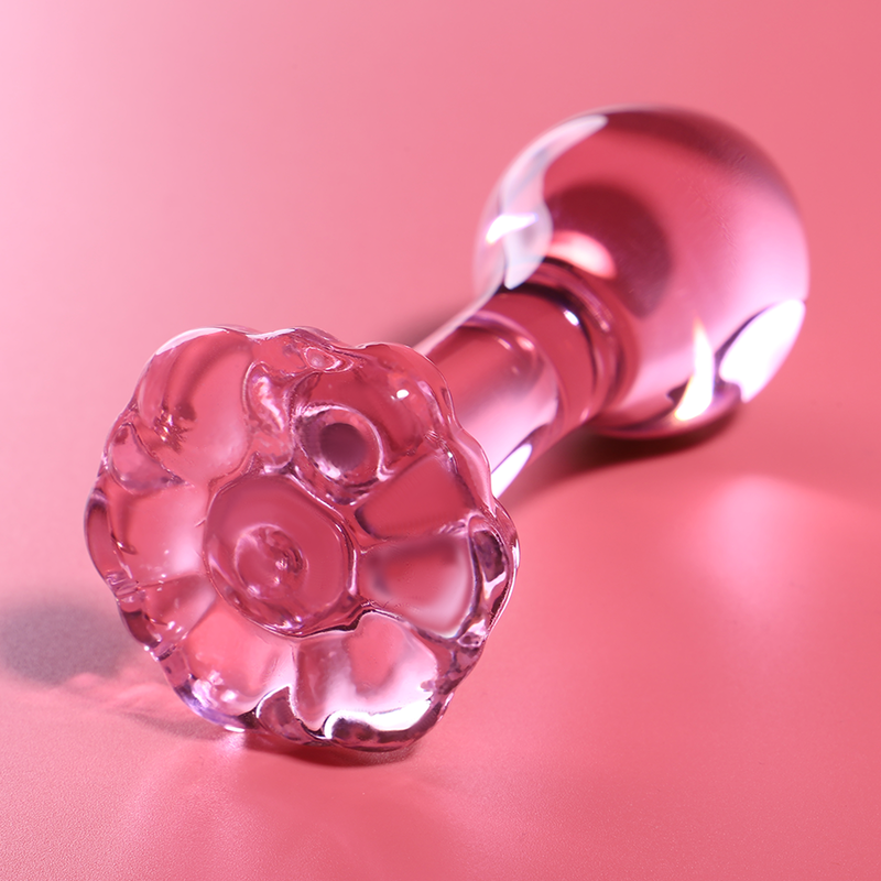 NEBULA SERIE VAN IBIZA - MODEL 2 PLUG ROZE KRISTAL 11 CM -O- 3.5 CM