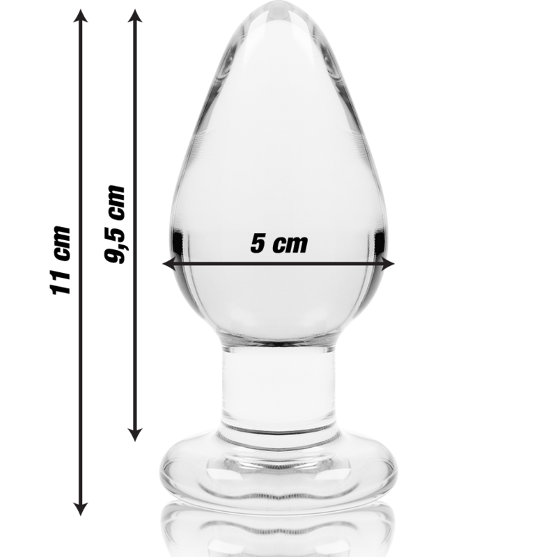 NEBULA SERIE DOOR IBIZA - MODEL 3 PLUG KRISTALHELDER 11 CM -O- 5 CM