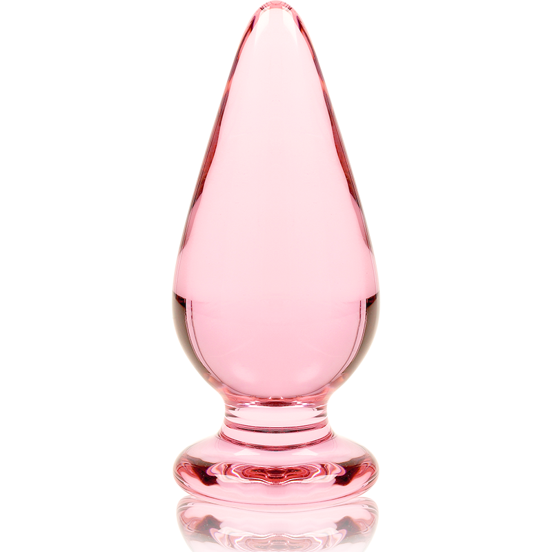 NEBULA-SERIE VAN IBIZA - MODEL 4-POLIGE ROZE KRISTAL 11 CM -Ø- 5 CM