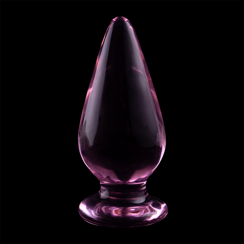 NEBULA-SERIE VAN IBIZA - MODEL 4-POLIGE ROZE KRISTAL 11 CM -Ø- 5 CM