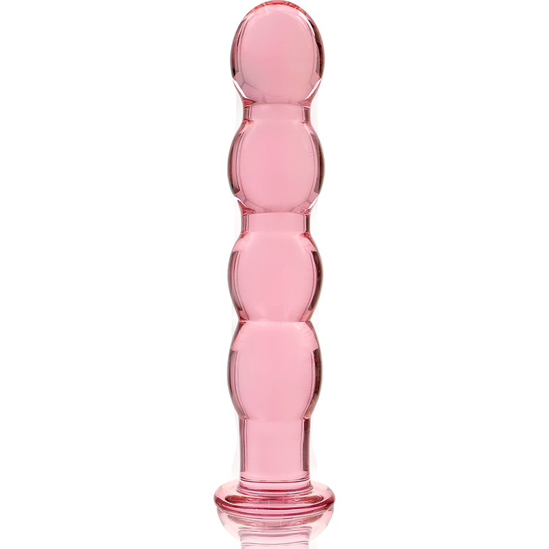 NEBULA SERIES BY IBIZA - MODELO 10 DILDO CRISTAL ROSA 16.5 CM -O- 3.5 CM