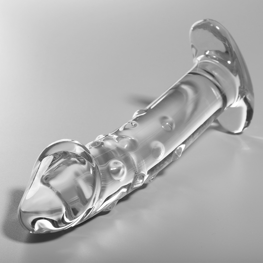 NEBULA SERIE VAN IBIZA - MODEL 19 DILDO BOROSILICAATGLAS HELDER 18,5 CM -O- 4 CM