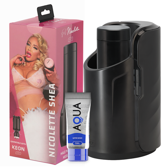 KIIROO - KEON + FEEL NICOLETTE SHEA STROKER + AQUA GLIJMIDDEL 50 ML