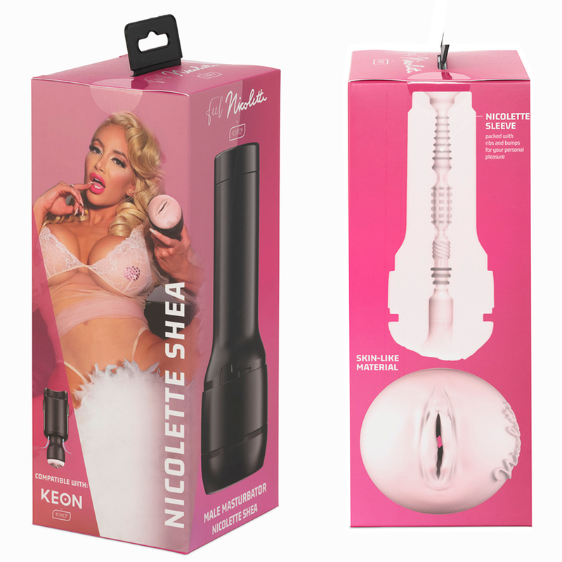 KIIROO - KEON + FEEL NICOLETTE SHEA STROKER + AQUA GLIJMIDDEL 50 ML