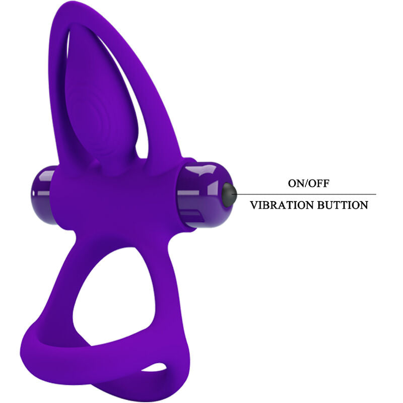 PRETTY LOVE - VIBRATORRING 10 TRILLINGEN PAARS SILICOON
