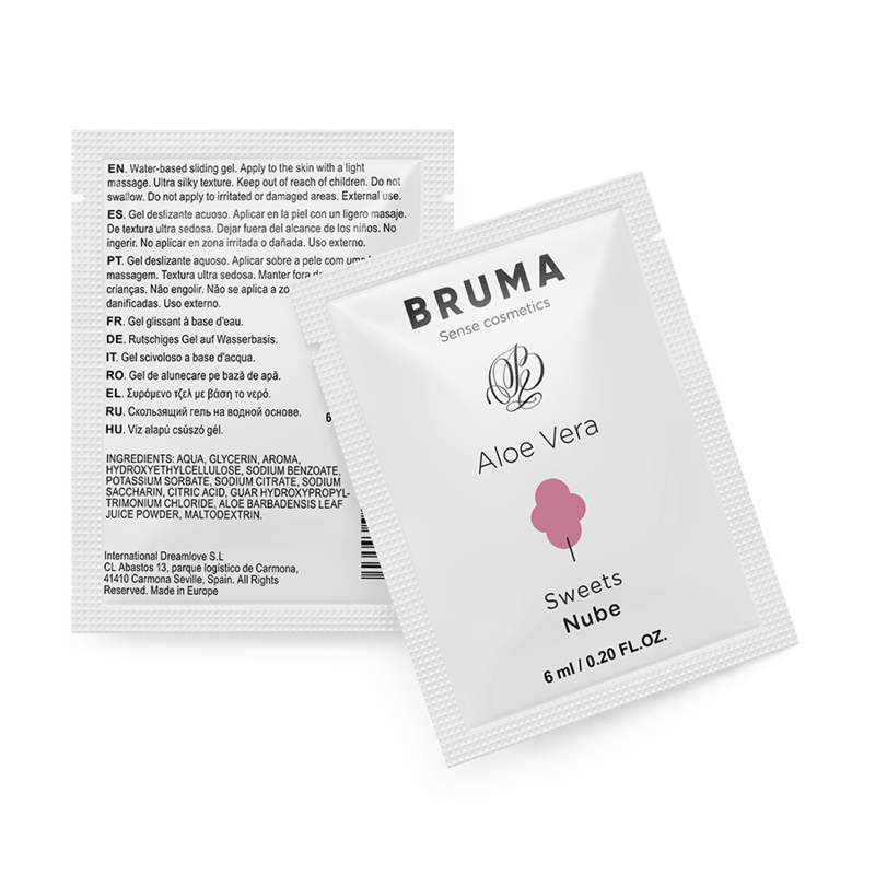 BRUMA - ALOE VERA GLIJMIDDEL MET SNOEPSMAAK 6 ML