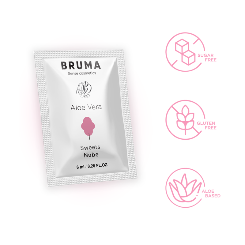 BRUMA - ALOE VERA GLIJMIDDEL MET SNOEPSMAAK 6 ML