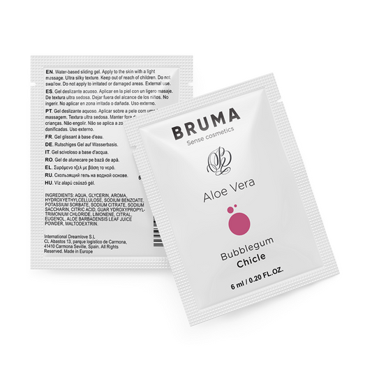 BRUMA - ALOË VERA GLIJGEL BUBBELGUM SMAAK 6 ML