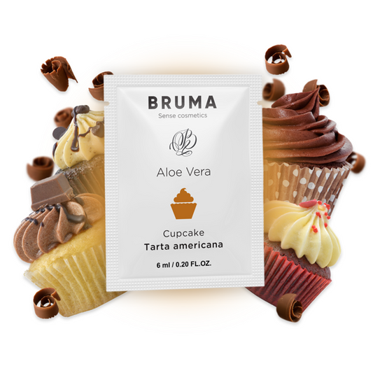 BRUMA - ALOE VERA GLIJGEL CUPCAKE SMAAK 6 ML